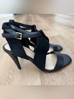 Vince Camuto Black Strappy High Heel Sandals